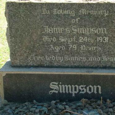 SIMPSON James -1931
