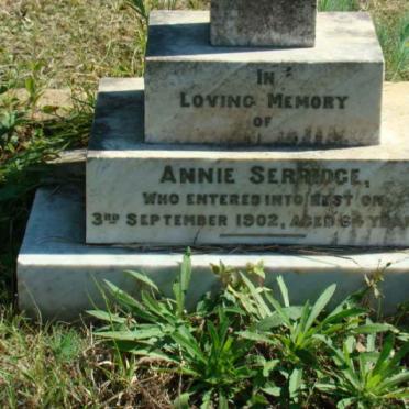 SERRIDGE Annie -1902
