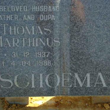 SCHOEMAN Thomas Marthinus 1937-1988