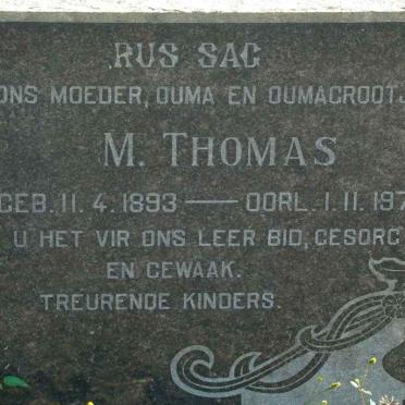 THOMAS M. 1893-1974
