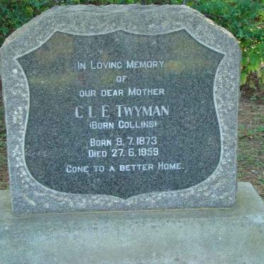 TWYMAN C.L.E. nee COLLINS 1873-1959