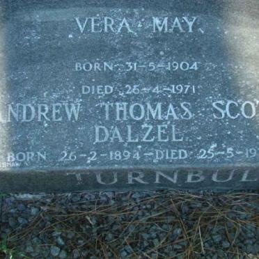 TURNBULL Andrew Thomas Scott Dalzel 1894-1975 &amp; Vera May 1904-1971