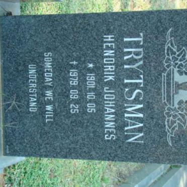 TRYTSMAN Hendrik Johannes 1901-1979