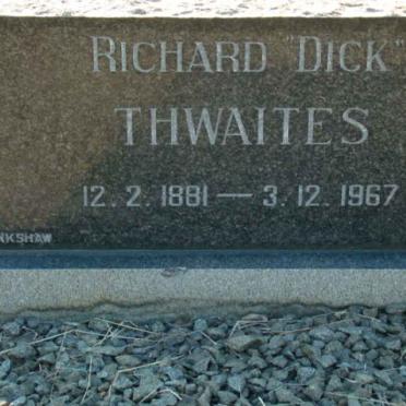 THWAITES Richard 1881-1967