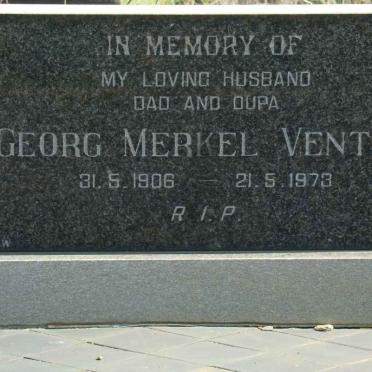 VENTER Georg Merkel 1906-1973