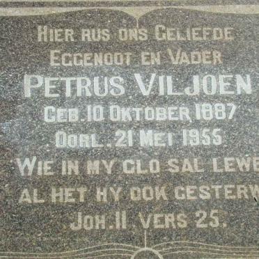 VILJOEN Petrus 1887-1955