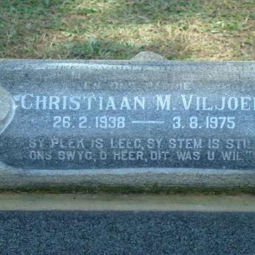 VILJOEN Christiaan M. 1938-1975