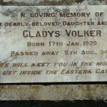 VOLKER Gladys 1929-1948