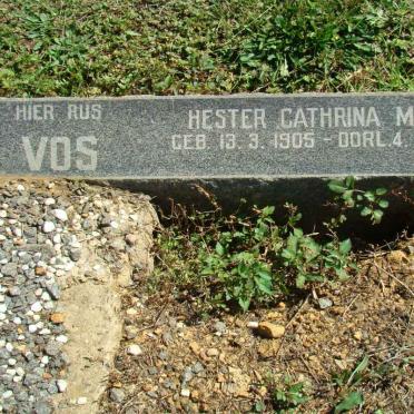 VOS Hester Cathrina Maria 1905-1994