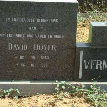 VERMAAK David Doyer 1943-1998