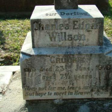 WILLSON Charles Edgar -1918