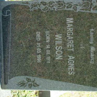 WILSON Margaret Agnes 1911-1998