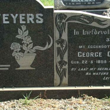 WEYERS George Christiaan 1895-197?