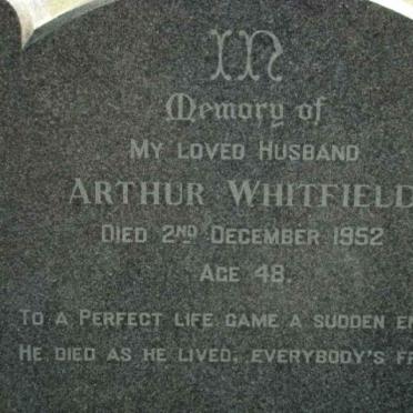WHITFIELD Arthure -1952