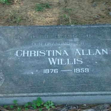 WILLIS Christina Allan 1876-1959