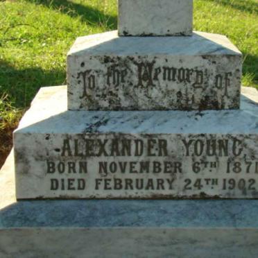 YOUNG Alexander 1871-1902