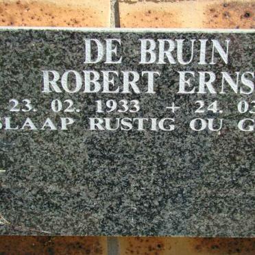BRUIN Robert Ernst, de 1933-2000