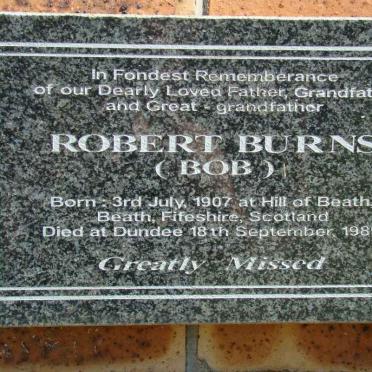 BURNS Robert 1907-1989