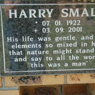 SMALL Harry 1922-2001