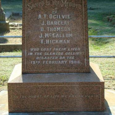 8. Glencoe Colliery Disaster 1908