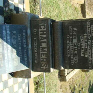 CHALMERS John 1898-1964 &amp; Annie CONNOLLY 1877-1935 :: CHALMERS John -1954