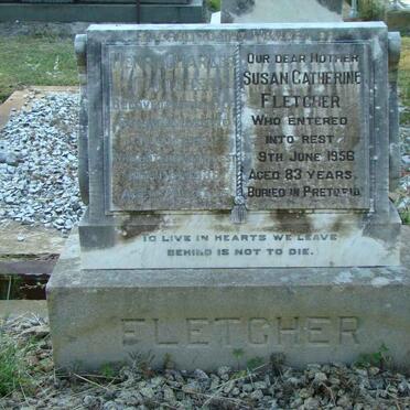 FLETCHER Henry Charles -1938 &amp; Susan Catherine -1958