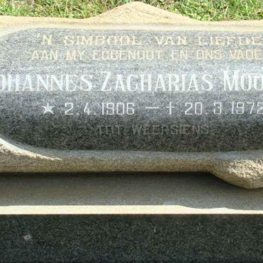 MOOLMAN Johannes Zacharias 1906-1972