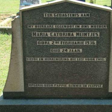 MEINTJES Maria Catorina -1936