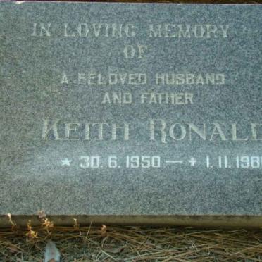 RONALD Keith 1950-1981