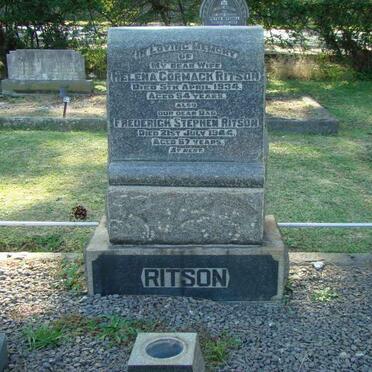 RITSON Frederick Stephen -1945 &amp; Helena Cormack -1934