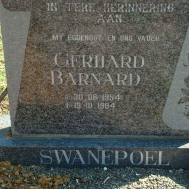 SWANEPOEL Gerhard Barnard 1954-1994