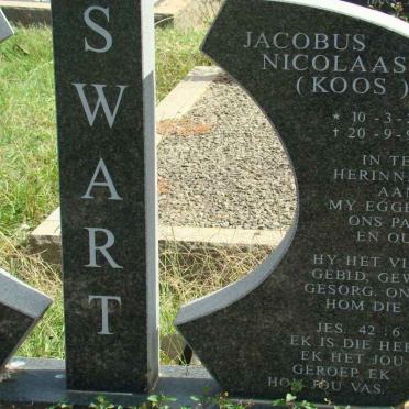 SWART Jacobus Nicolaas 1921-1997