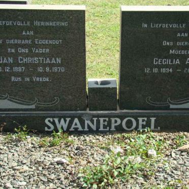 SWANEPOEL Jan Christiaan 1887-1970 &amp; Cecilia Anna 1894-1978