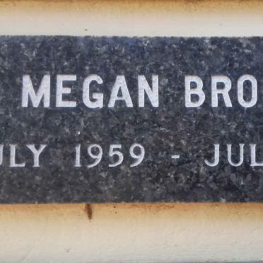 BRODIE Megan 1959-1997