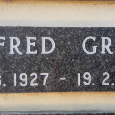 GRAY Fred 1927-2000