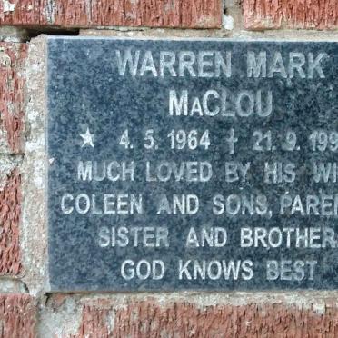 MACLOU Warren Mark 1964-1999