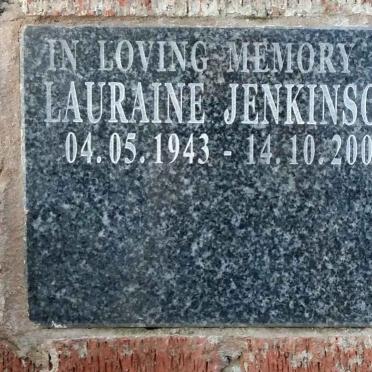 JENKINSON Lauraine 1943-2006