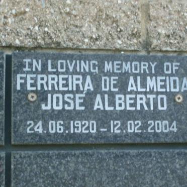 ALMEIDA José Alberto FERREIRA, de 1920-2004