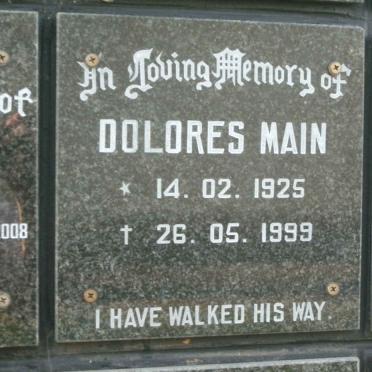 MAIN Dolores 1925-1999