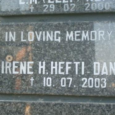 HEFTI Irene H., DANIEL -2003