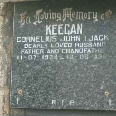 KEEGAN Cornelius John 1924-196?