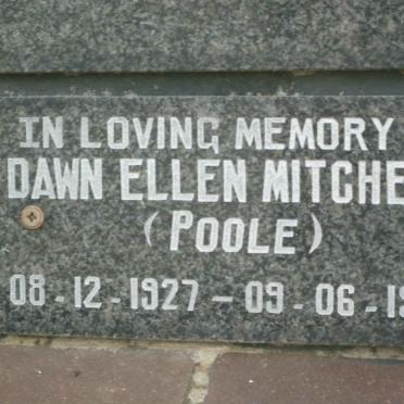 MITCHELL Dawn Ellen nee POOLE 1927-1997