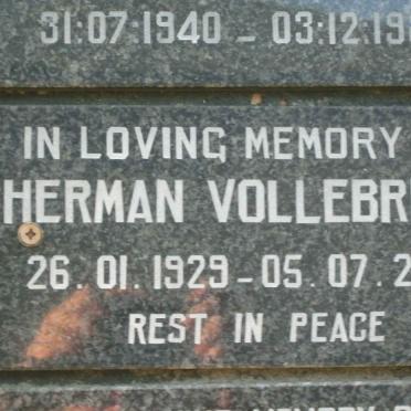 VOLLEBRECHT Herman 1929-2006