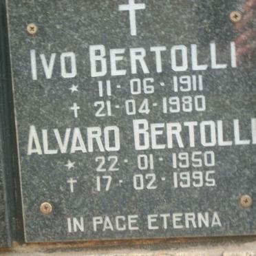 BERTOLLI Ivo 1911-1980 &amp; Alvaro 1950-1995