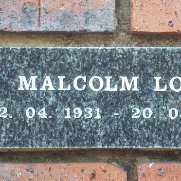 LOCK Malcolm 1931-2010