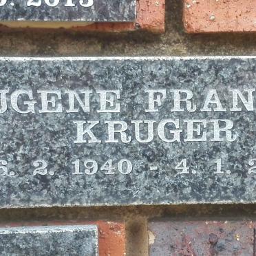 KRUGER Eugene Francois 1940-2002