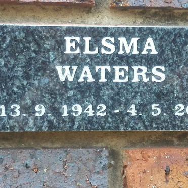 WATERS Elsma 1942-2014