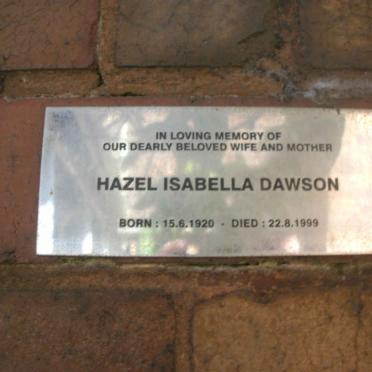 DAWSON Hazel Isabella 1920-1999