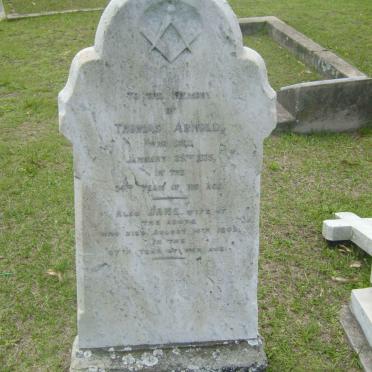 ARNOLD Thomas -1875 &amp; Jane -1892