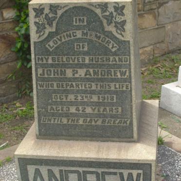 ANDREW John P. -1918 :: BOBBERT Florence M. nee DRAKE 1887-1908